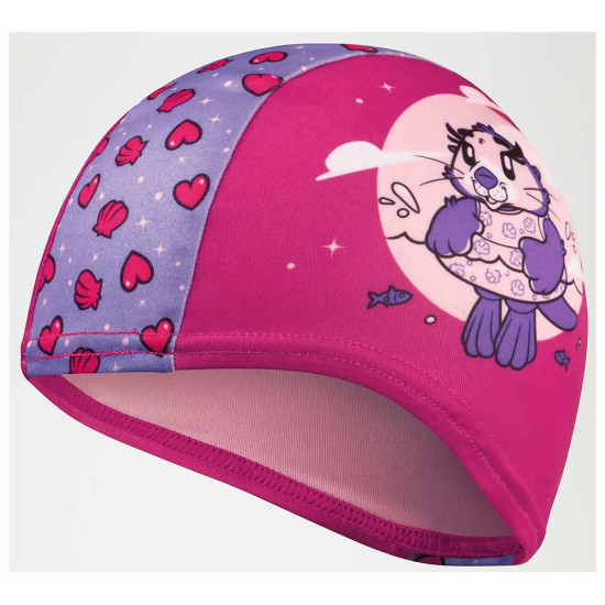 Speedo Παιδικό σκουφάκι κολύμβησης Printed Polyester Cap Speedo Παιδικό σκουφάκι κολύμβησης Printed Polyester Cap